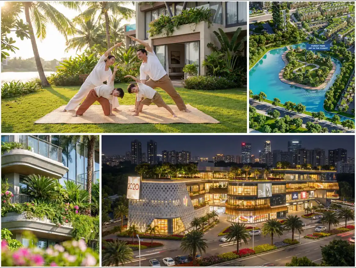 Tiện ích giao thông và không gian sống xanh Flamingo Forest City